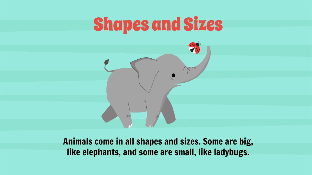 Free Animal Characteristics Template to Edit Online