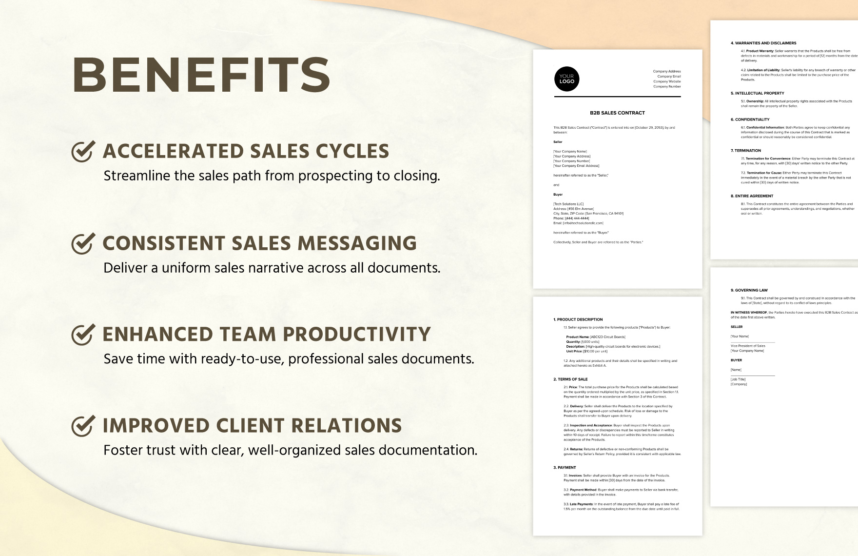 B2B Sales Contract Template