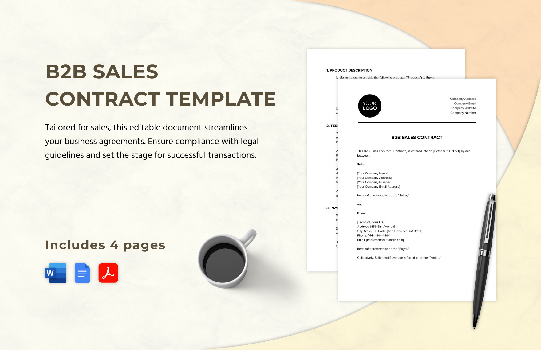 B2B Sales Contract Template