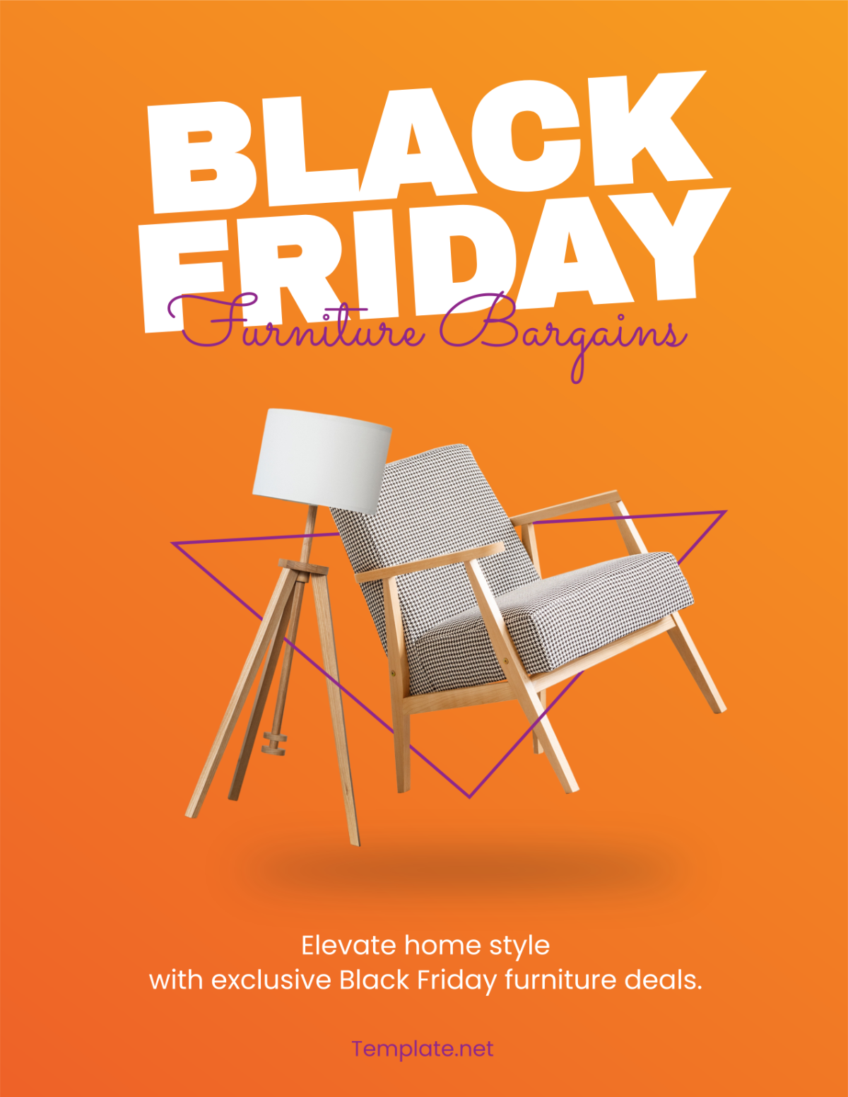 Furniture Black Friday Flyer Template - Edit Online & Download