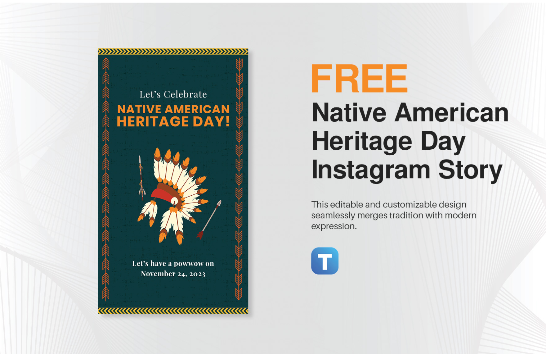 Native American Heritage Day Instagram Story Template