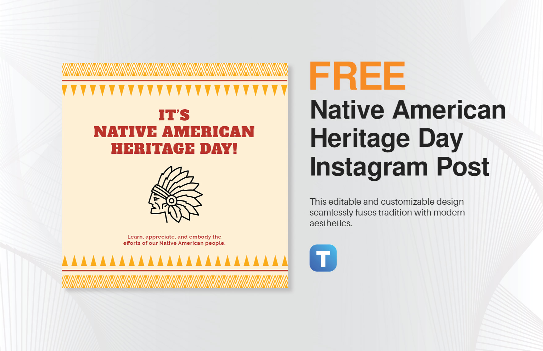 Free Native American Heritage Day Instagram Post Template