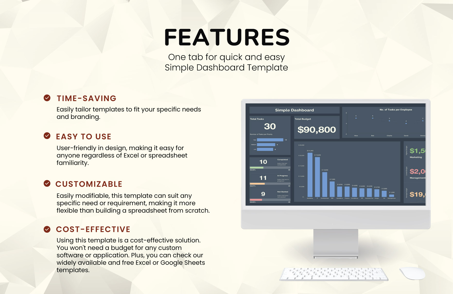 Simple Dashboard Template