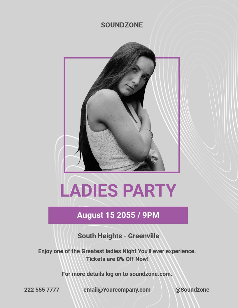 party announcement indesign free download