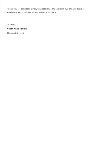 Free Graduate School Recommendation Letter Template to Edit Online