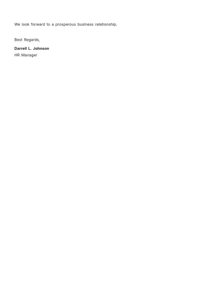 Free Contract Letter for Company Template to Edit Online