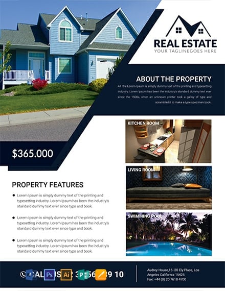 Real Estate House Flyer Template