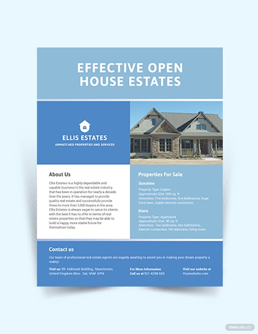 Real Estate Community Flyer Template