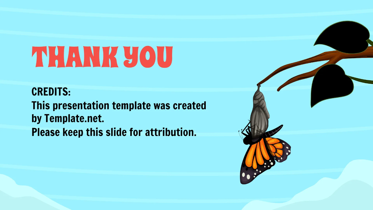 Free Life Cycle of A Butterfly Template to Edit Online