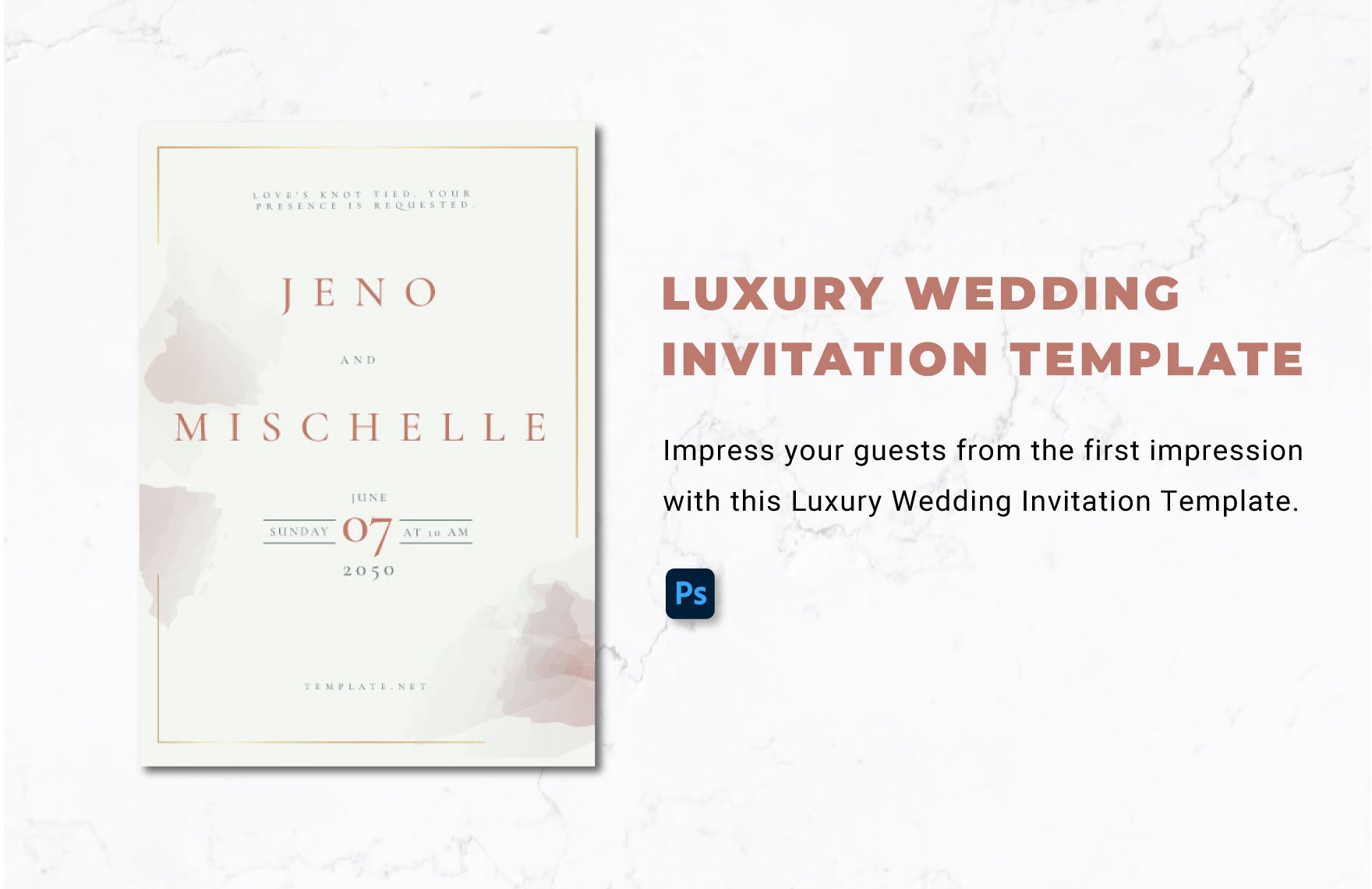 Free Luxury Wedding Invitation