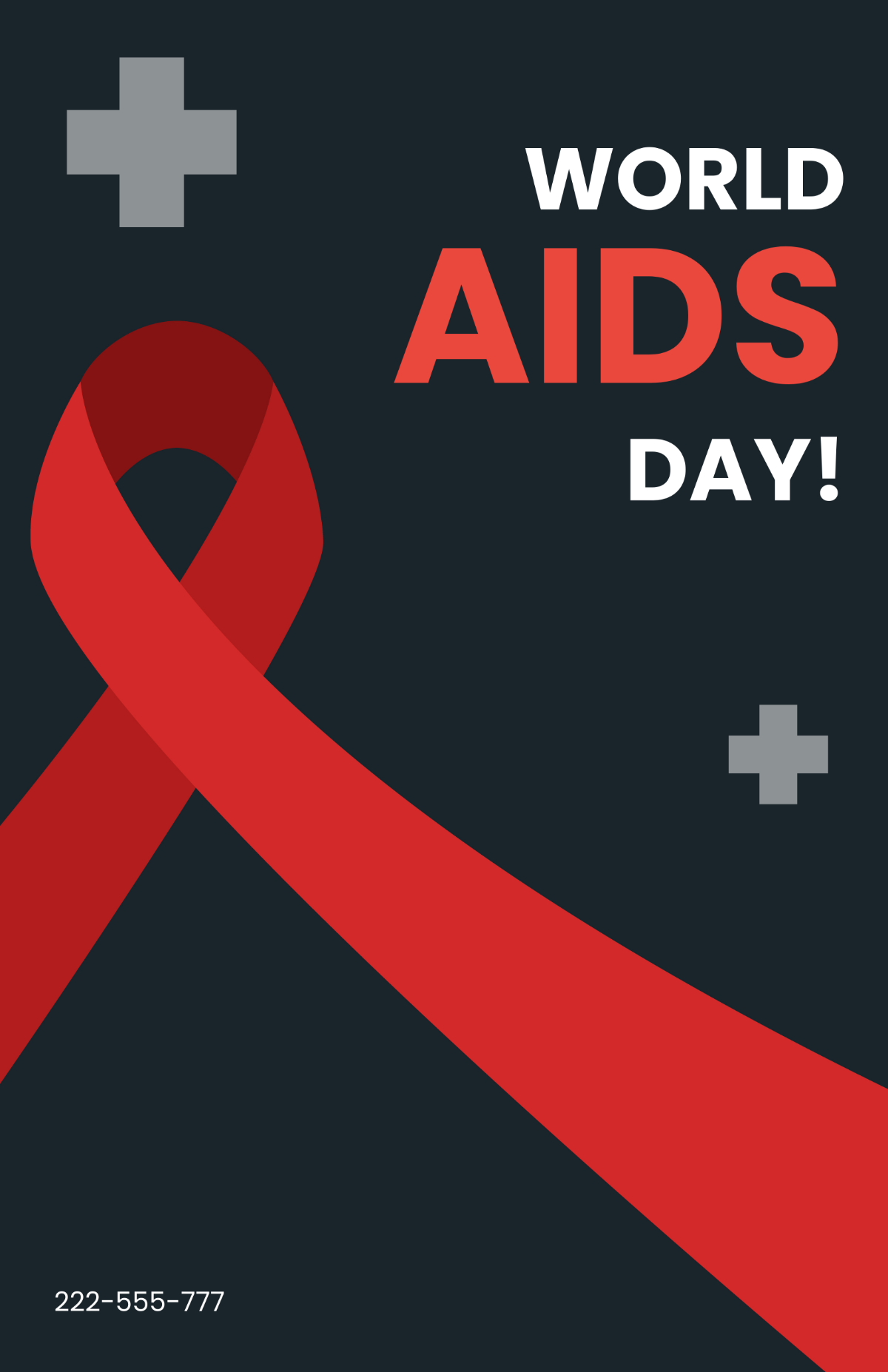 World AIDS Day Hospital Poster