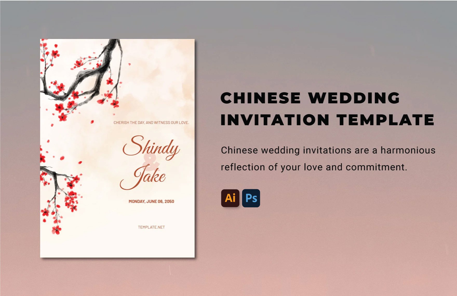 Chinese Wedding Invitation