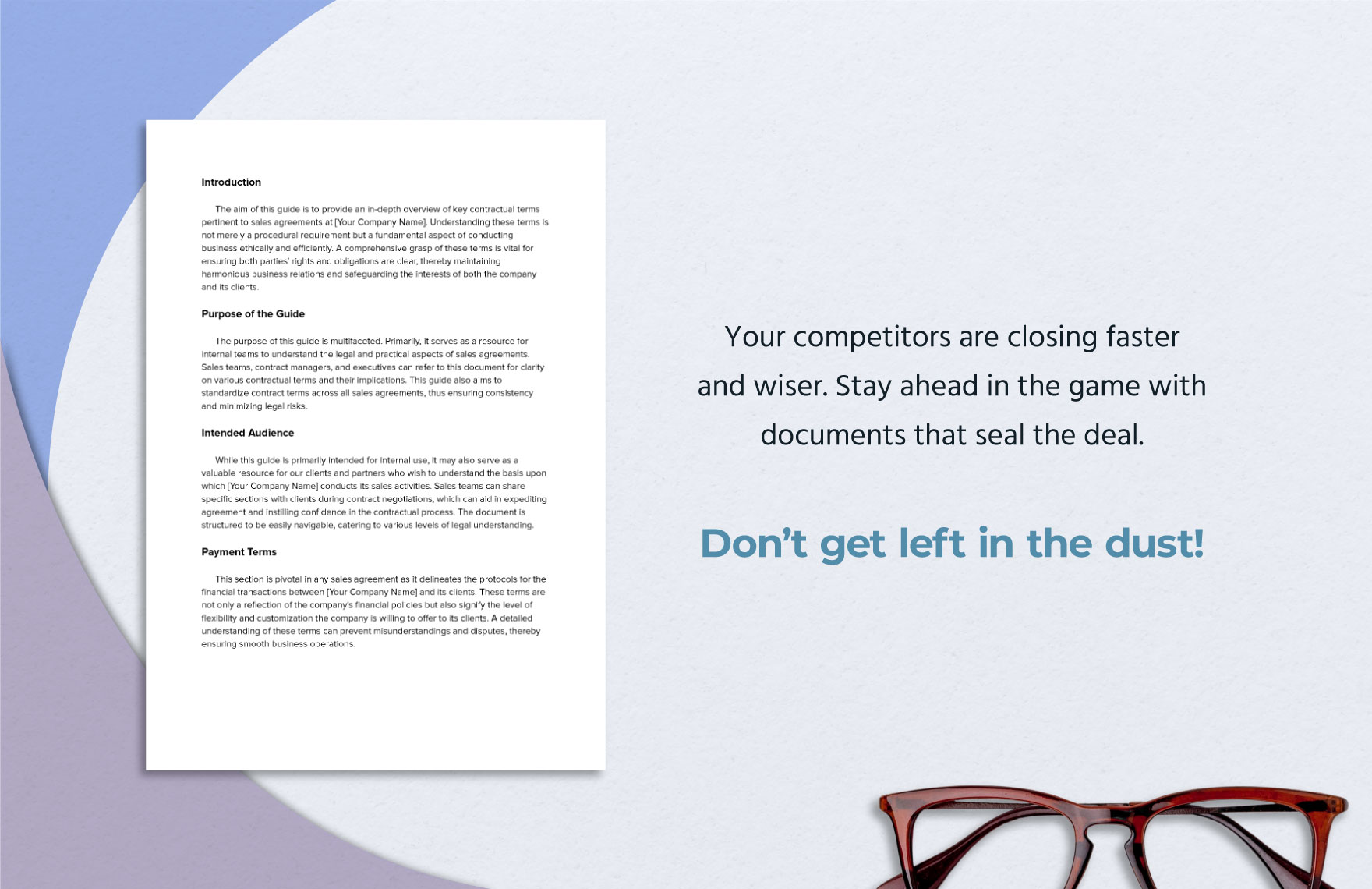 Sales Guide on Key Contractual Terms Template