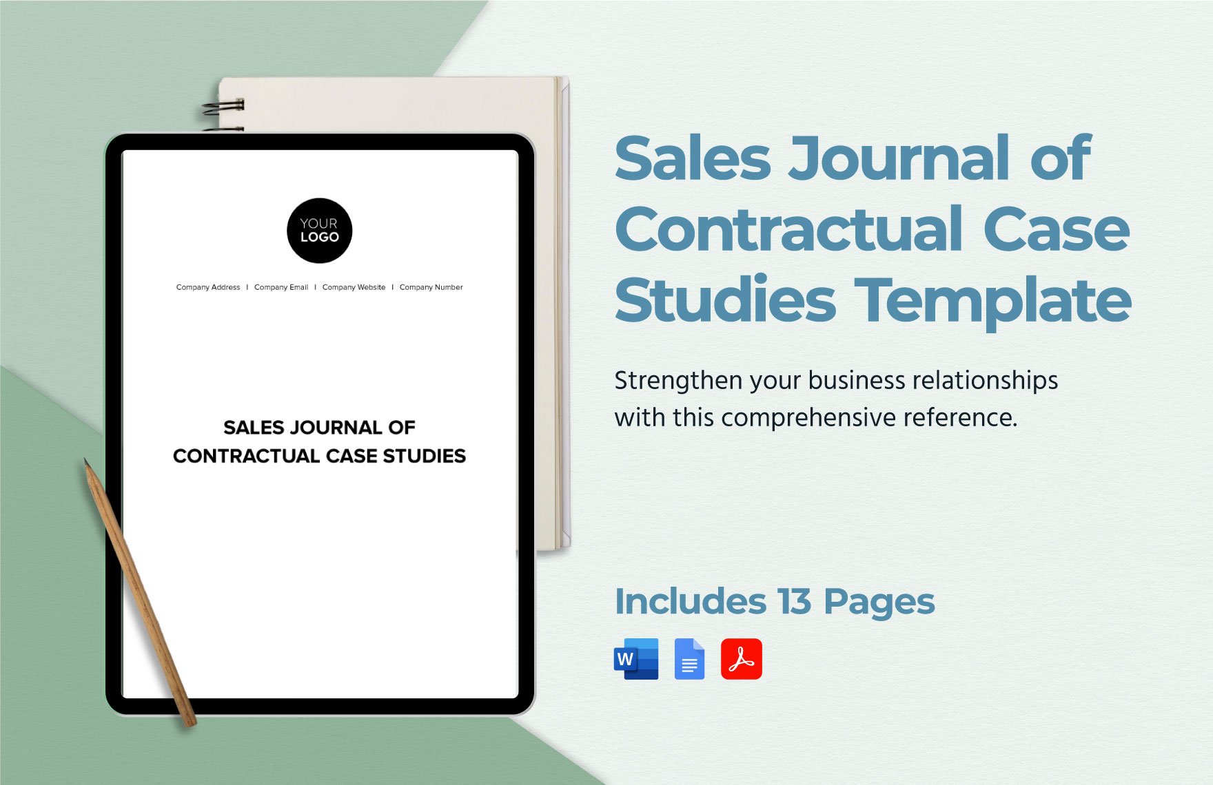 Sales Journal of Contractual Case Studies Template in Word, Google Docs, PDF