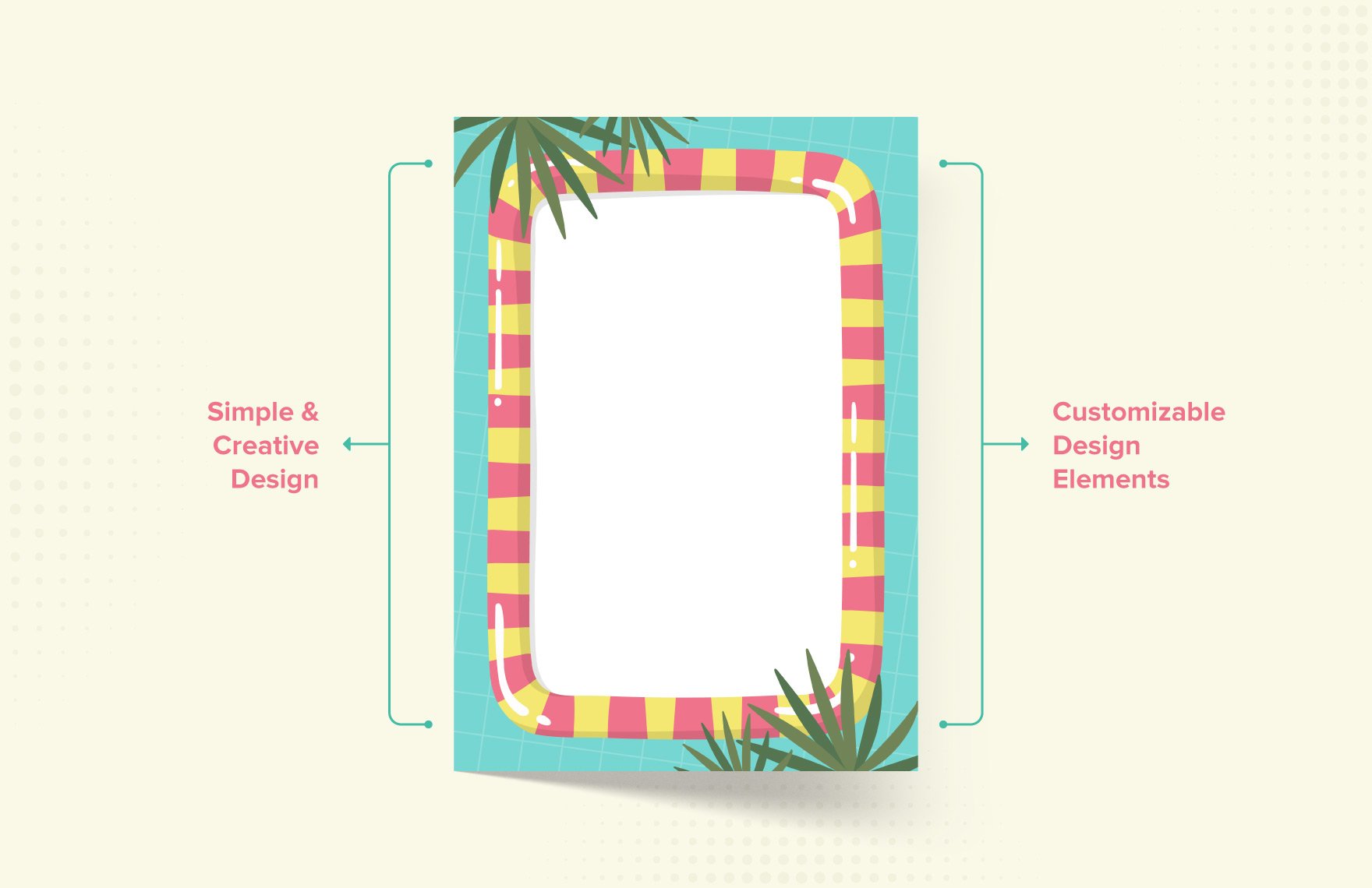 Summer Page Border Template