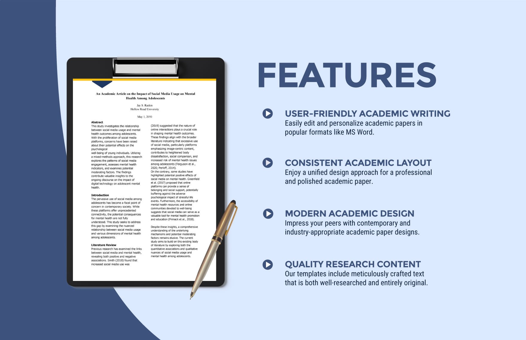 Academic Article Template