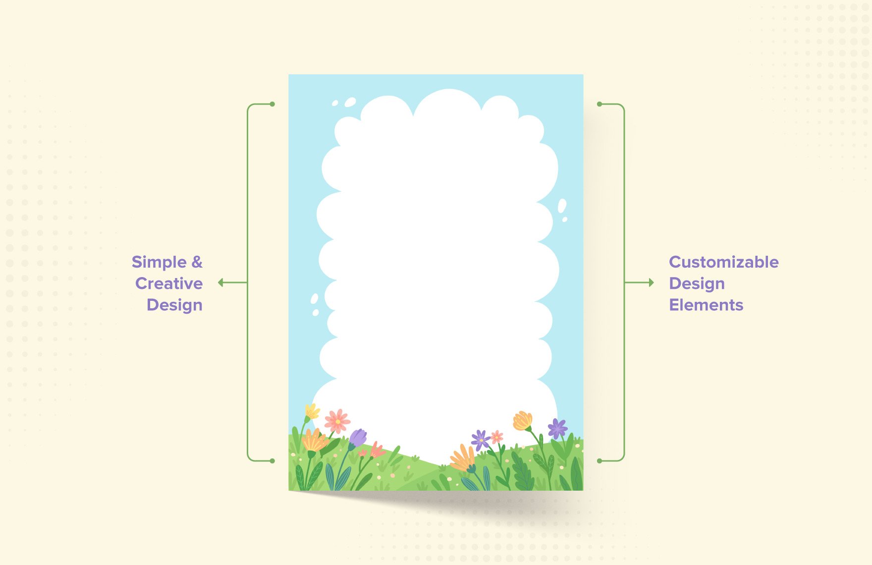 Spring Page Border Template