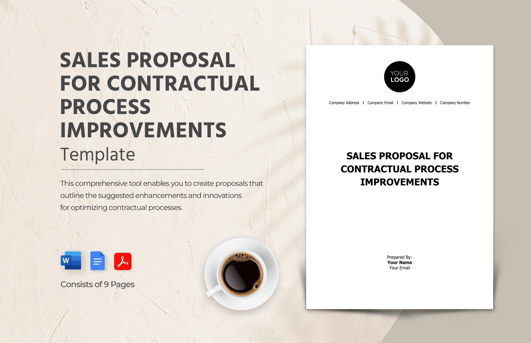 Sales Proposal for Contractual Process Improvements Template in Word, Google Docs, PDF