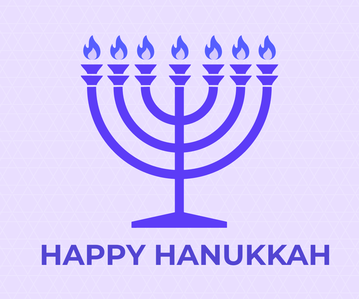 Hanukkah Ad Banner Template