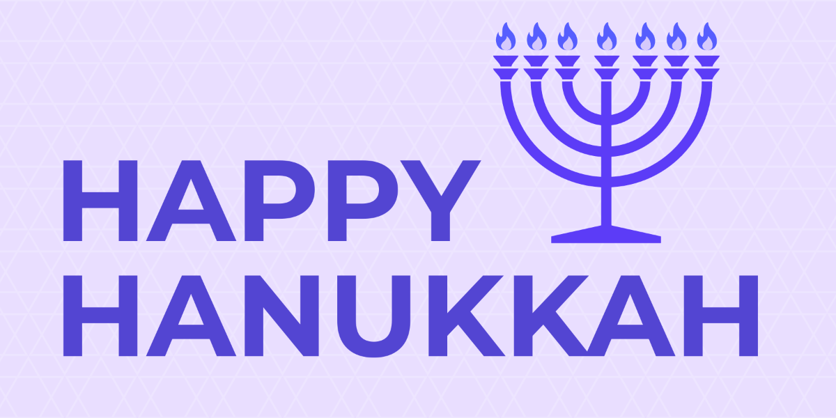Free Hanukkah X Post Template