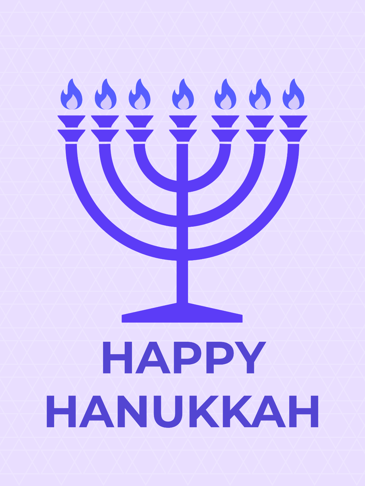 Free Hanukkah Threads Post Template