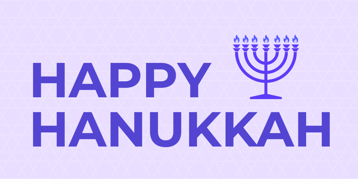 Free Hanukkah Blog Banner Template