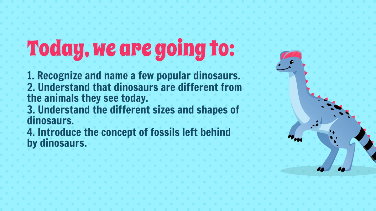 Free The Concept of Dinosaurs Template to Edit Online
