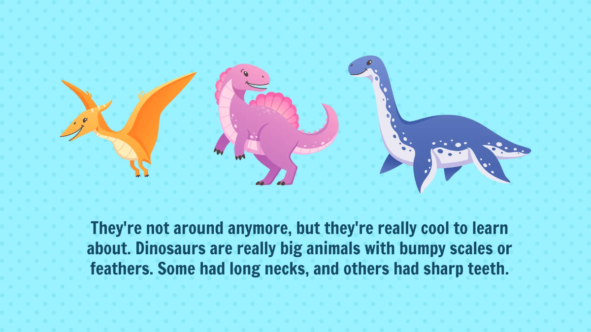 Free The Concept of Dinosaurs Template to Edit Online