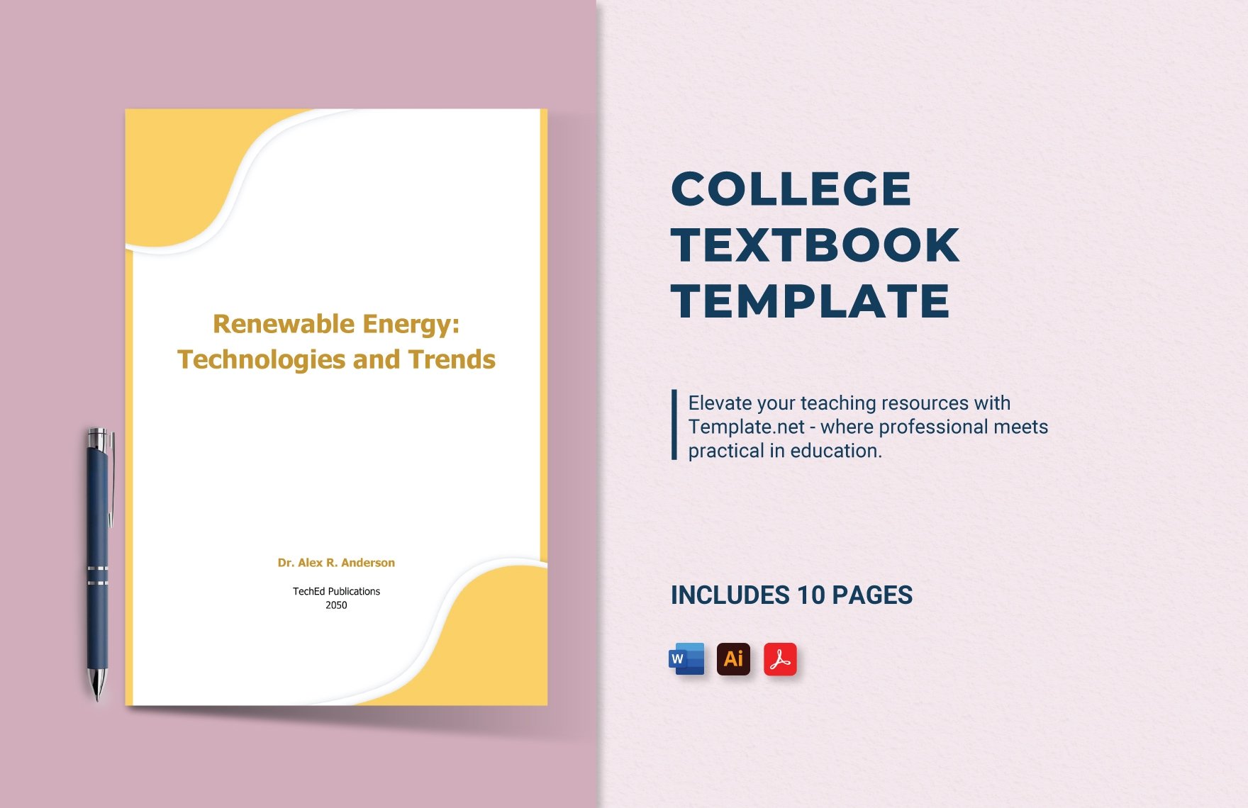 College Textbook Template