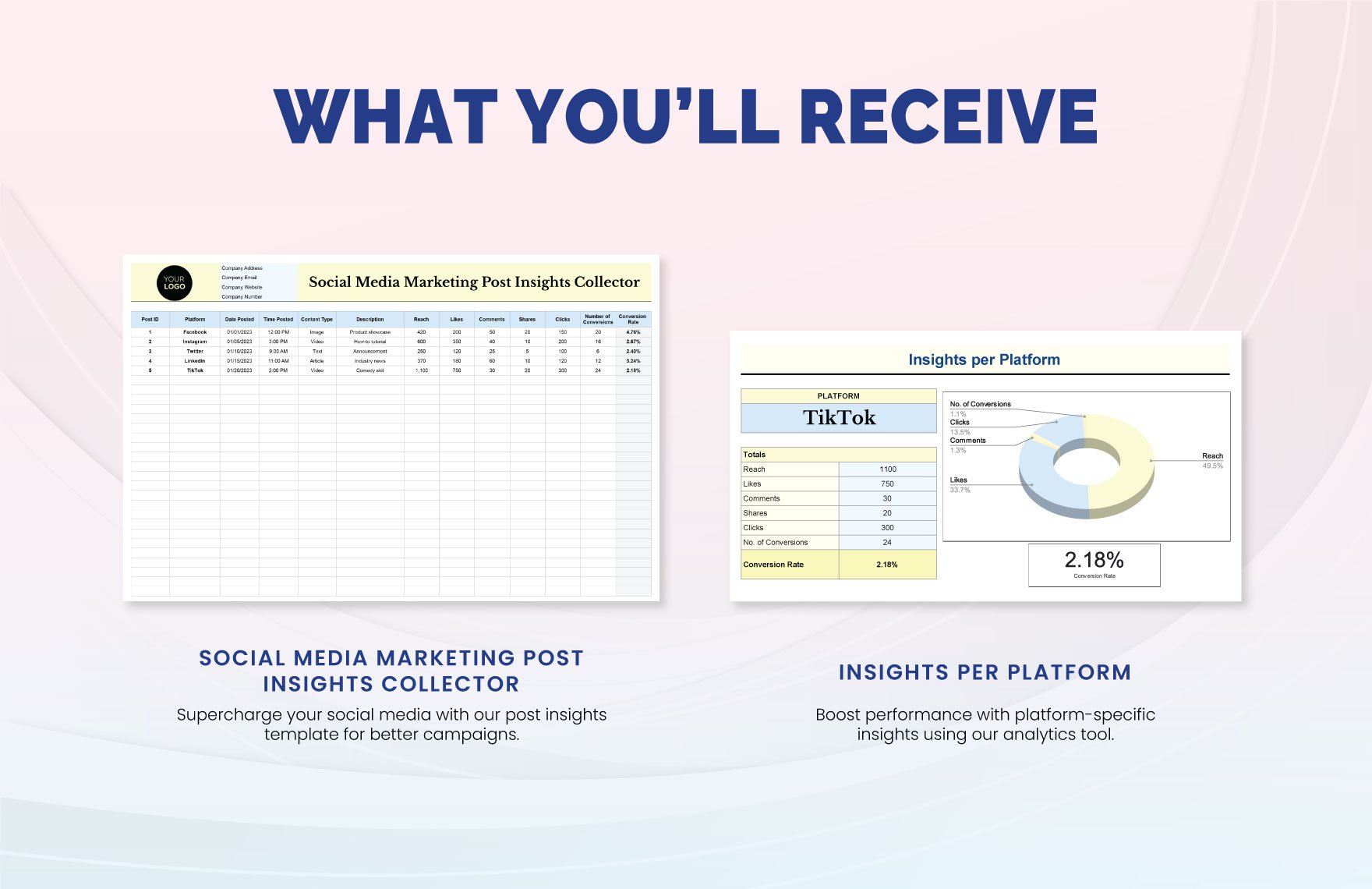 Social Media Marketing Post Insights Collector Template