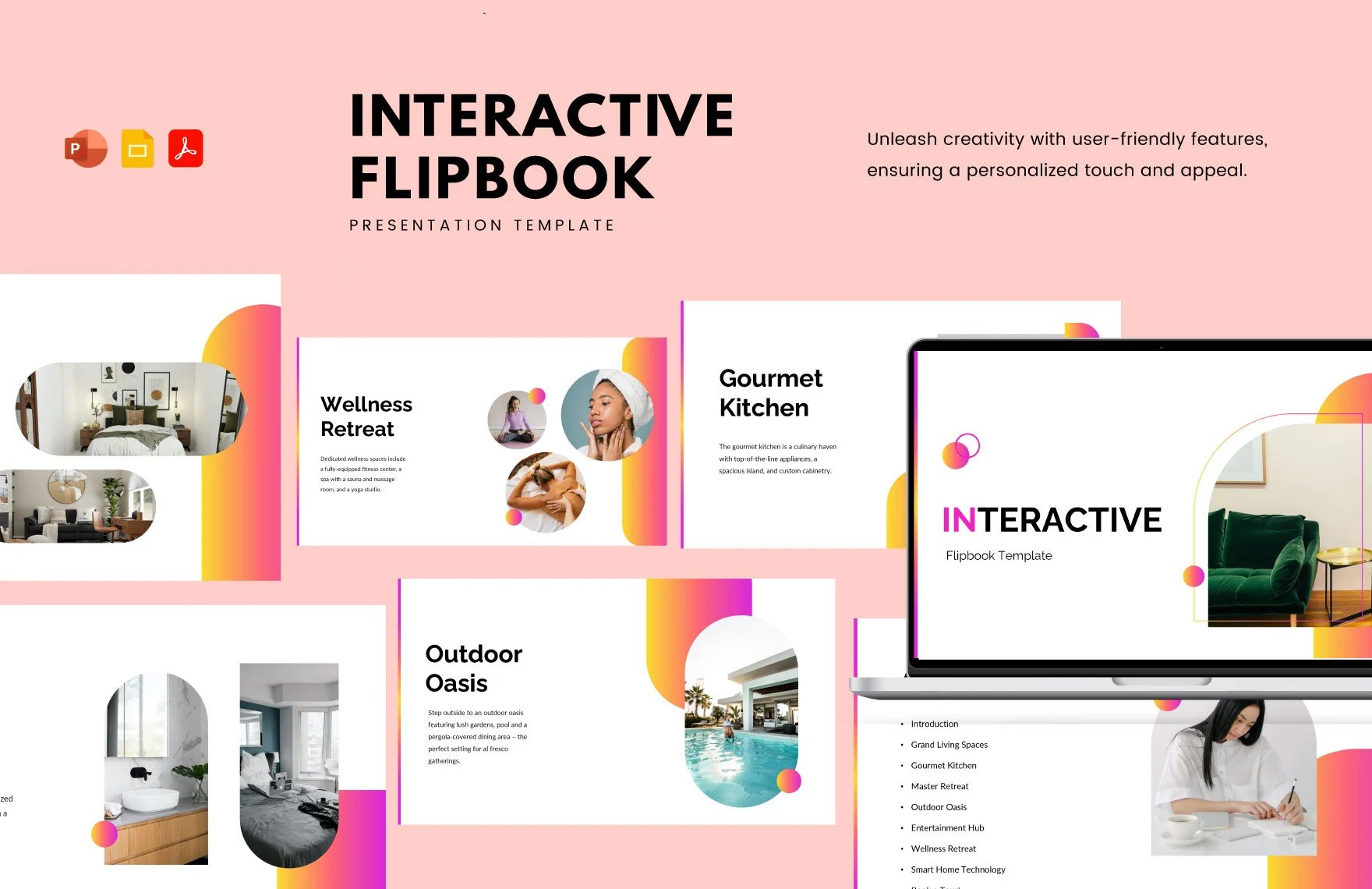 Free Interactive Flipbook Template in PDF, PowerPoint, Google Slides