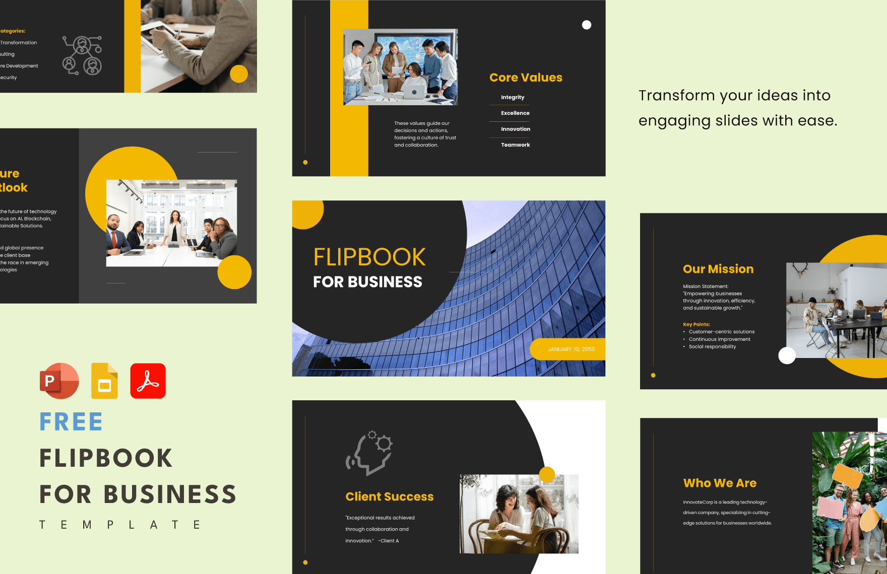 Flipbook for Business Template