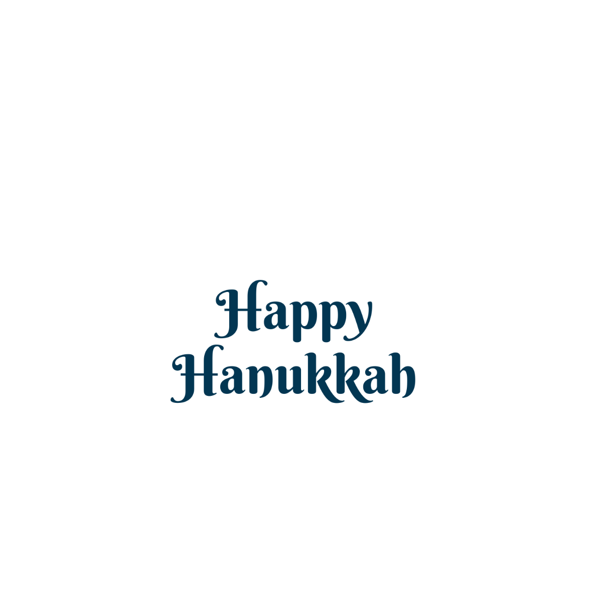 Happy Hanukkah Vector Template