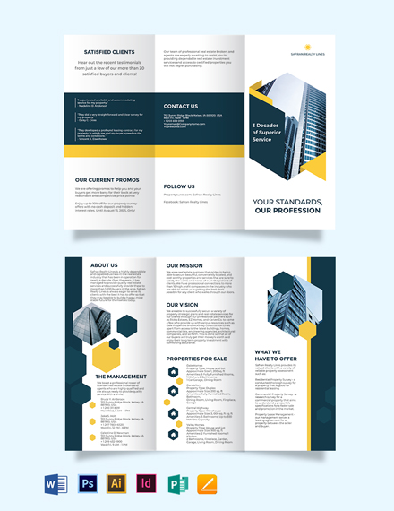 22+ FREE Real Estate Company Brochures - Editable PSD, AI, Vector EPS ...