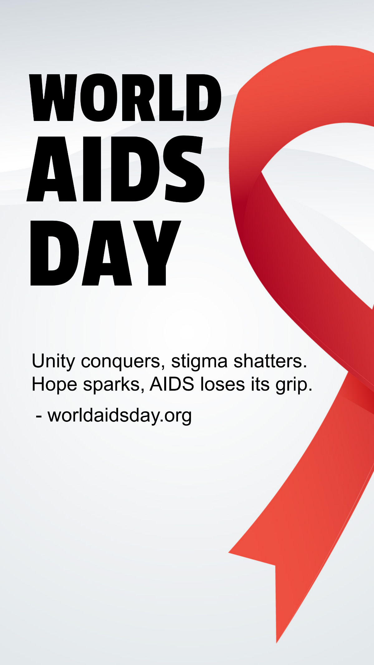 AIDs Awareness Quote Template