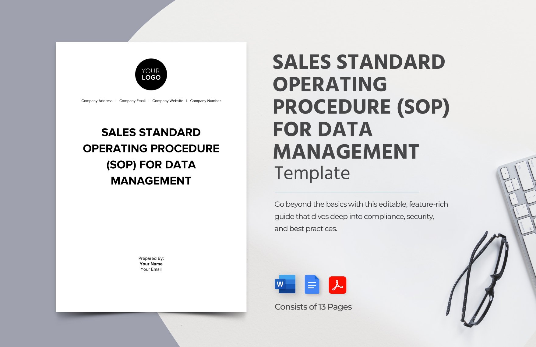 Sales Standard Operating Procedure (SOP) for Data Management Template