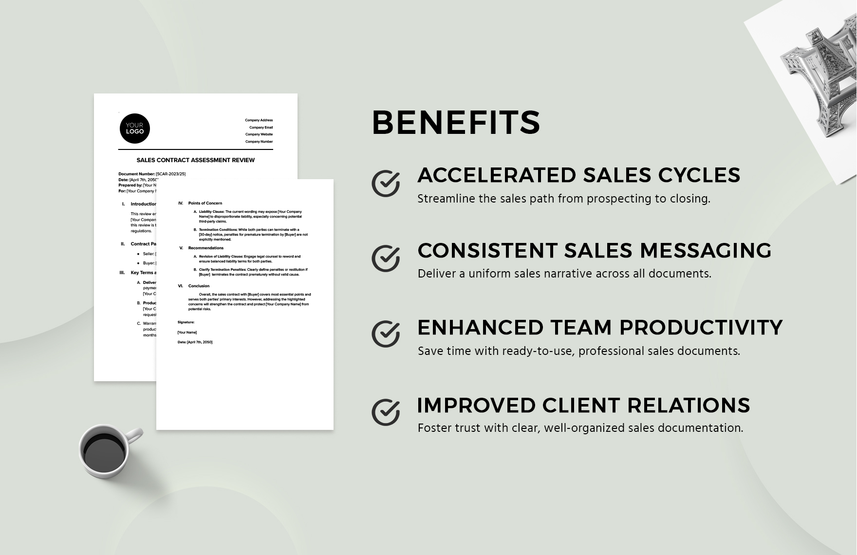 Sales Contract Assessment Review Template