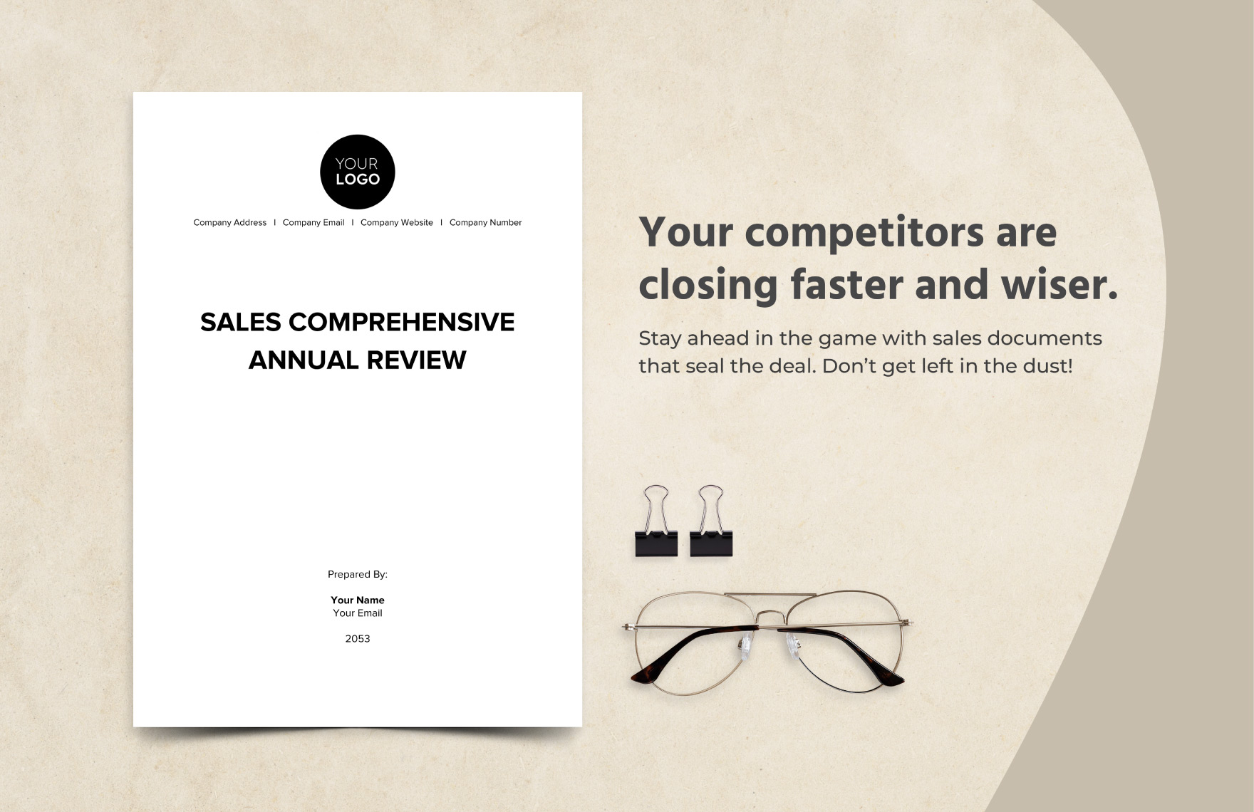 Sales Comprehensive Annual Review Template