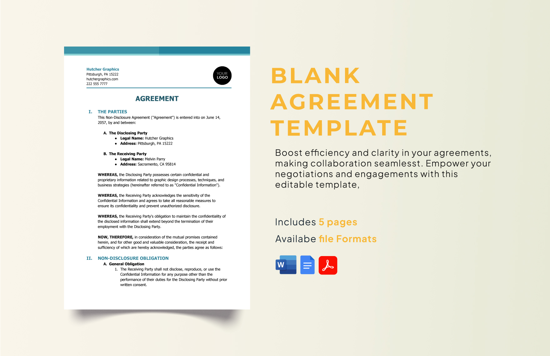 Free Management Agreement Templates Editable And Printable Free Management Agreement Templates Editable And Printable