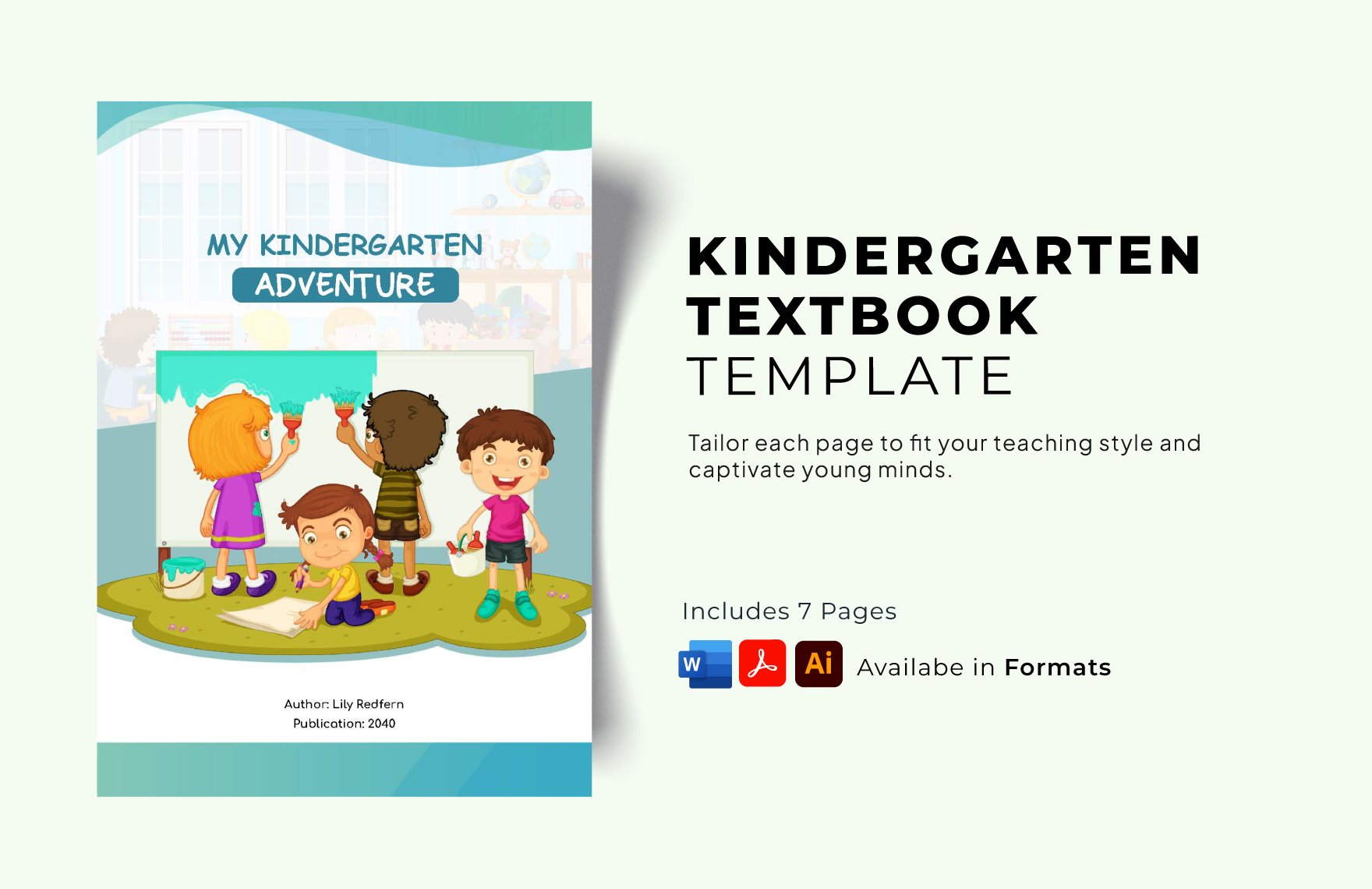 Kindergarten Textbook Template