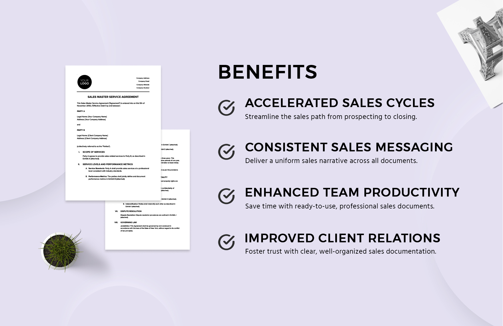 Sales Master Service Agreement Template