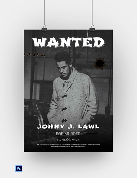 Free Outlaw Wanted Poster Template to Edit Online Free Outlaw Wanted Poster Template to Edit Online
