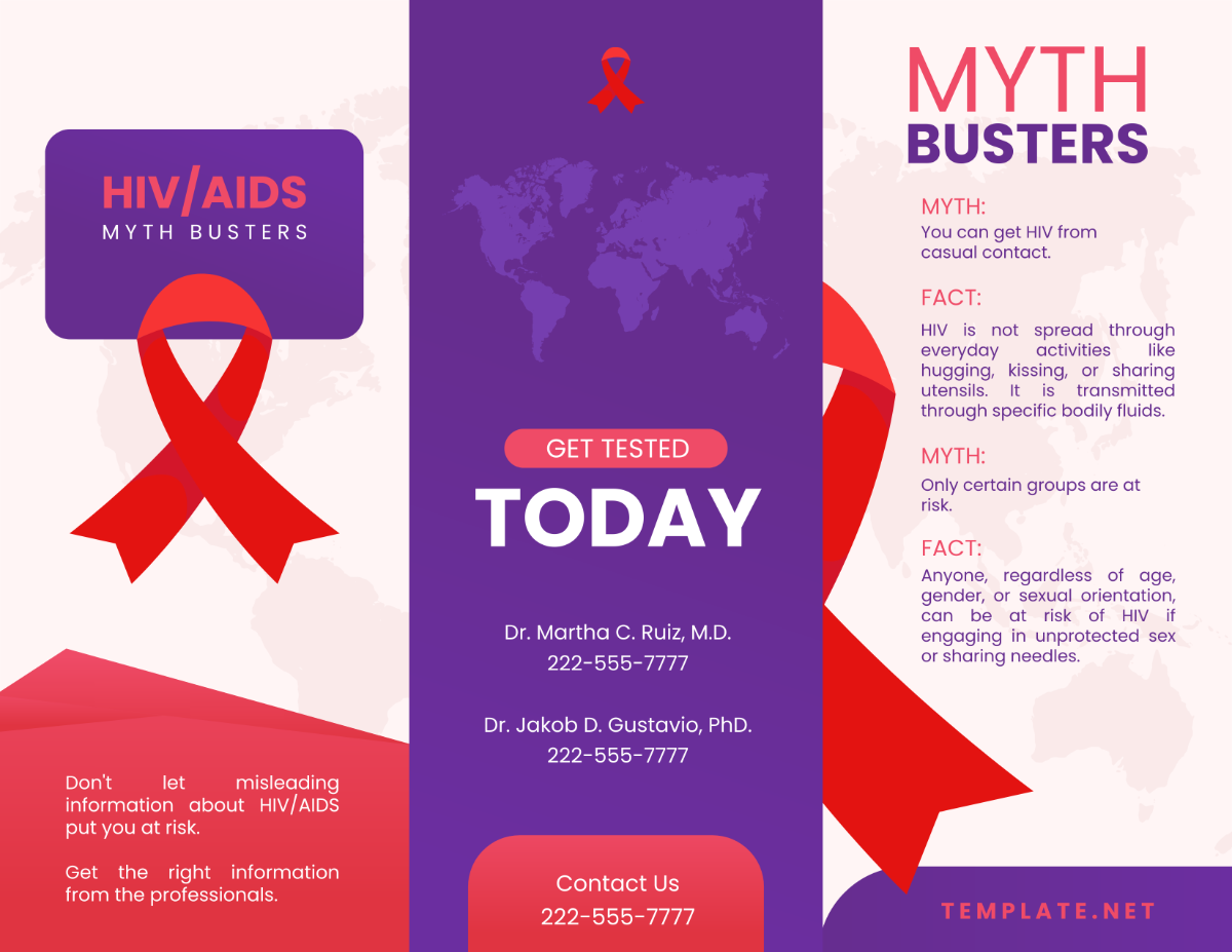 Free HIV Awareness Brochure