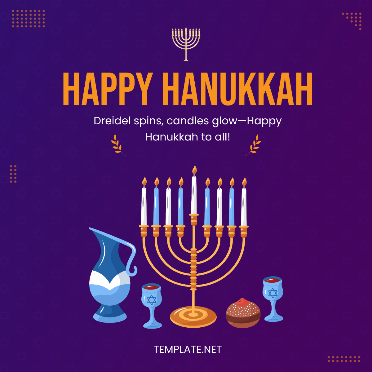 FREE Hanukkah 2024 Templates & Examples Edit Online & Download