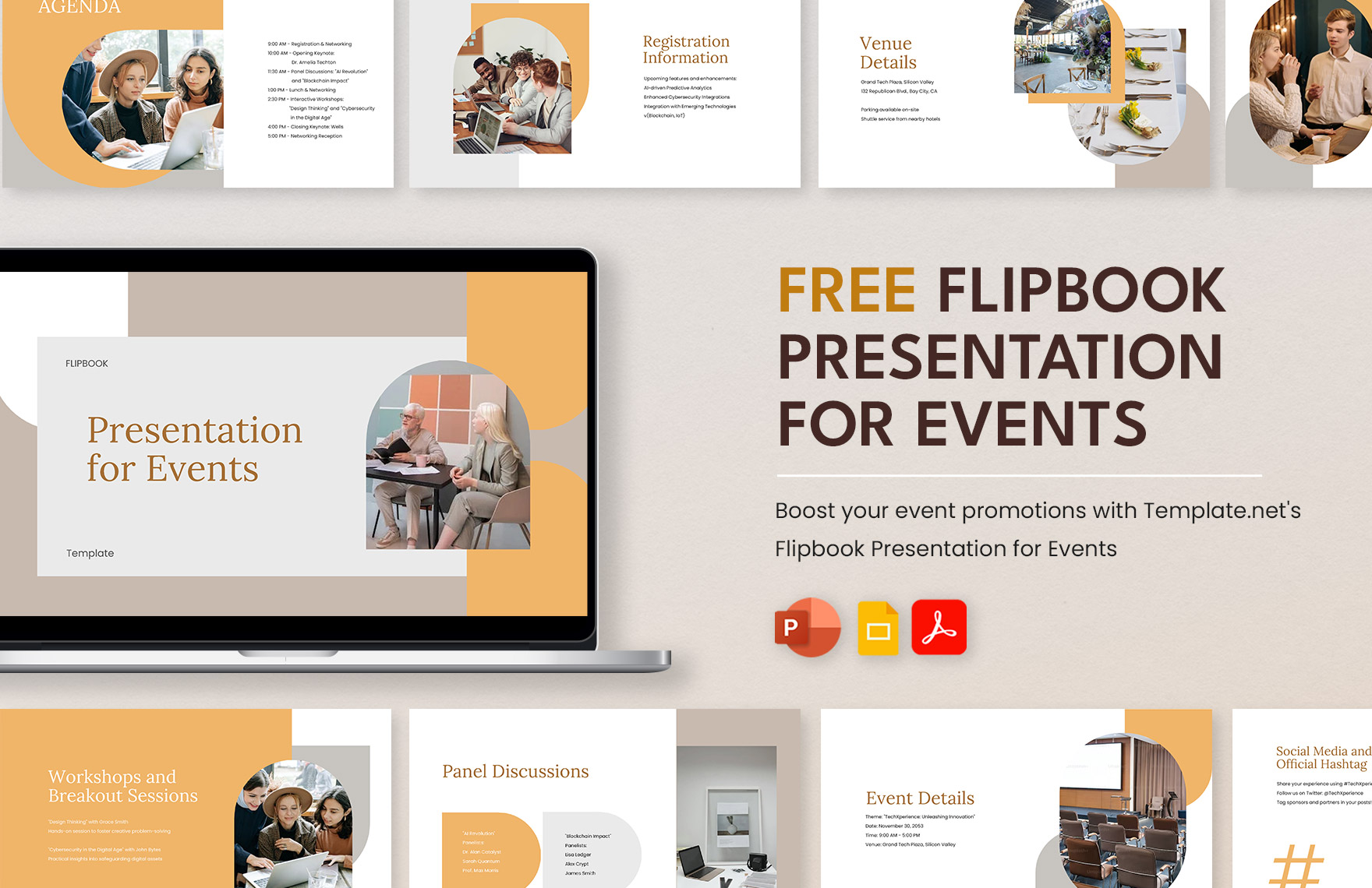 Flipbook Presentation for Events