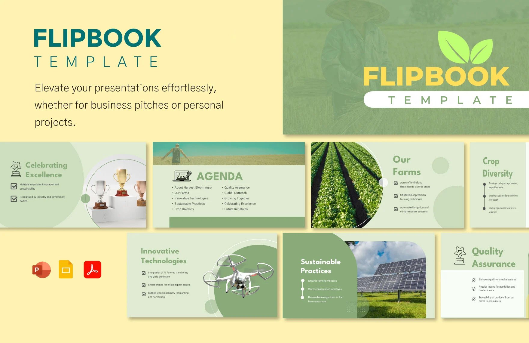Free Flipbook Template in PDF, PowerPoint, Google Slides