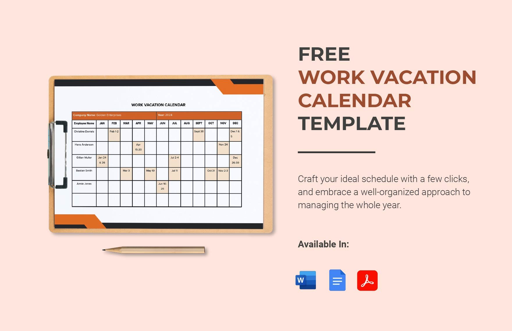 Free Kids Calendar Template Download in Excel Google Sheets