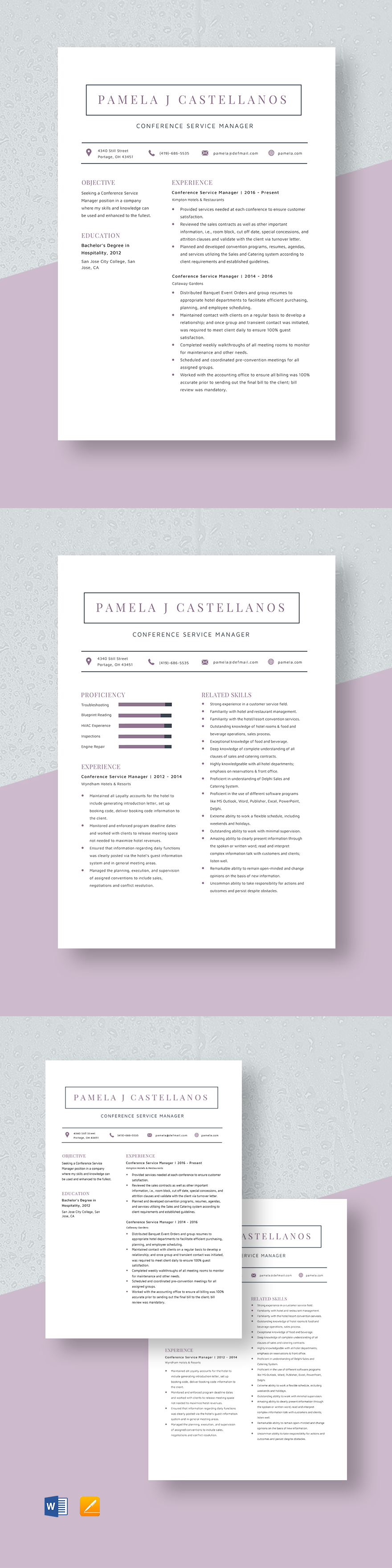 Free Automobile Service Manager Resume Template Word Apple Pages Free Automobile Service Manager Resume Template Word Apple Pages