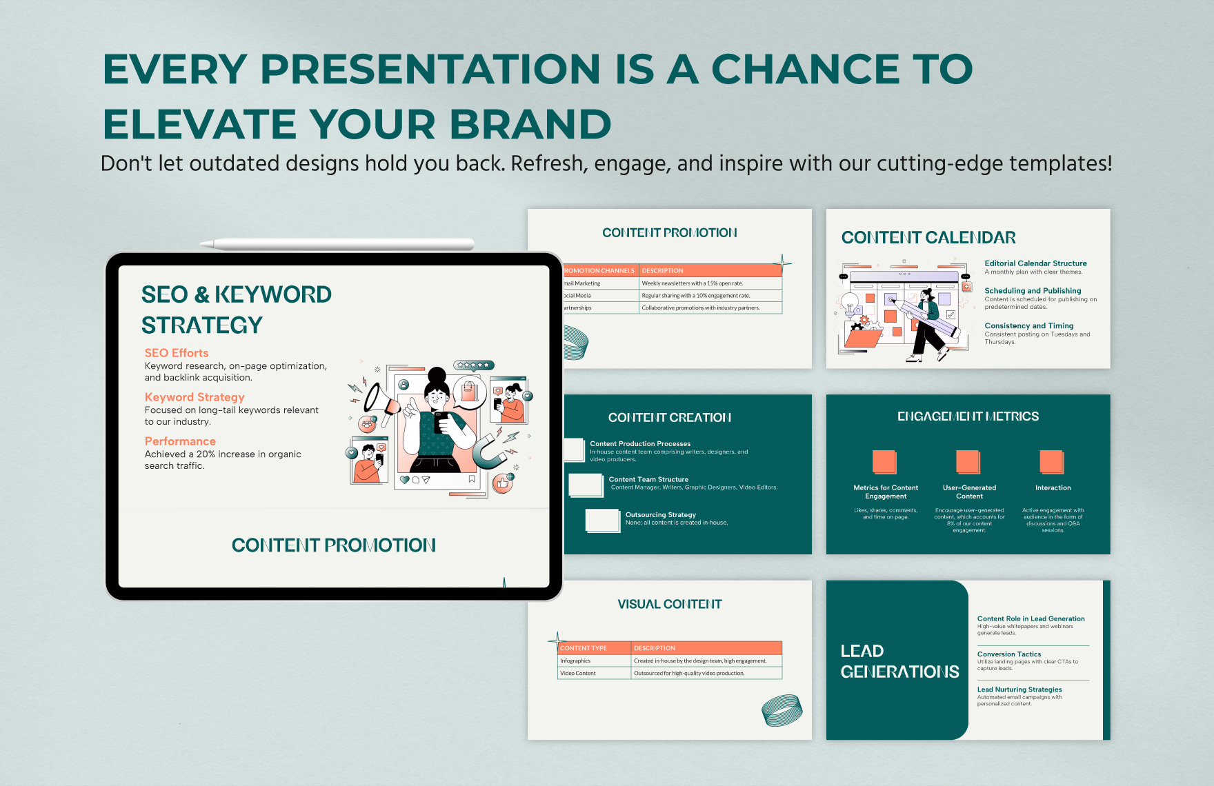 Content Marketing Strategy Presentation Template