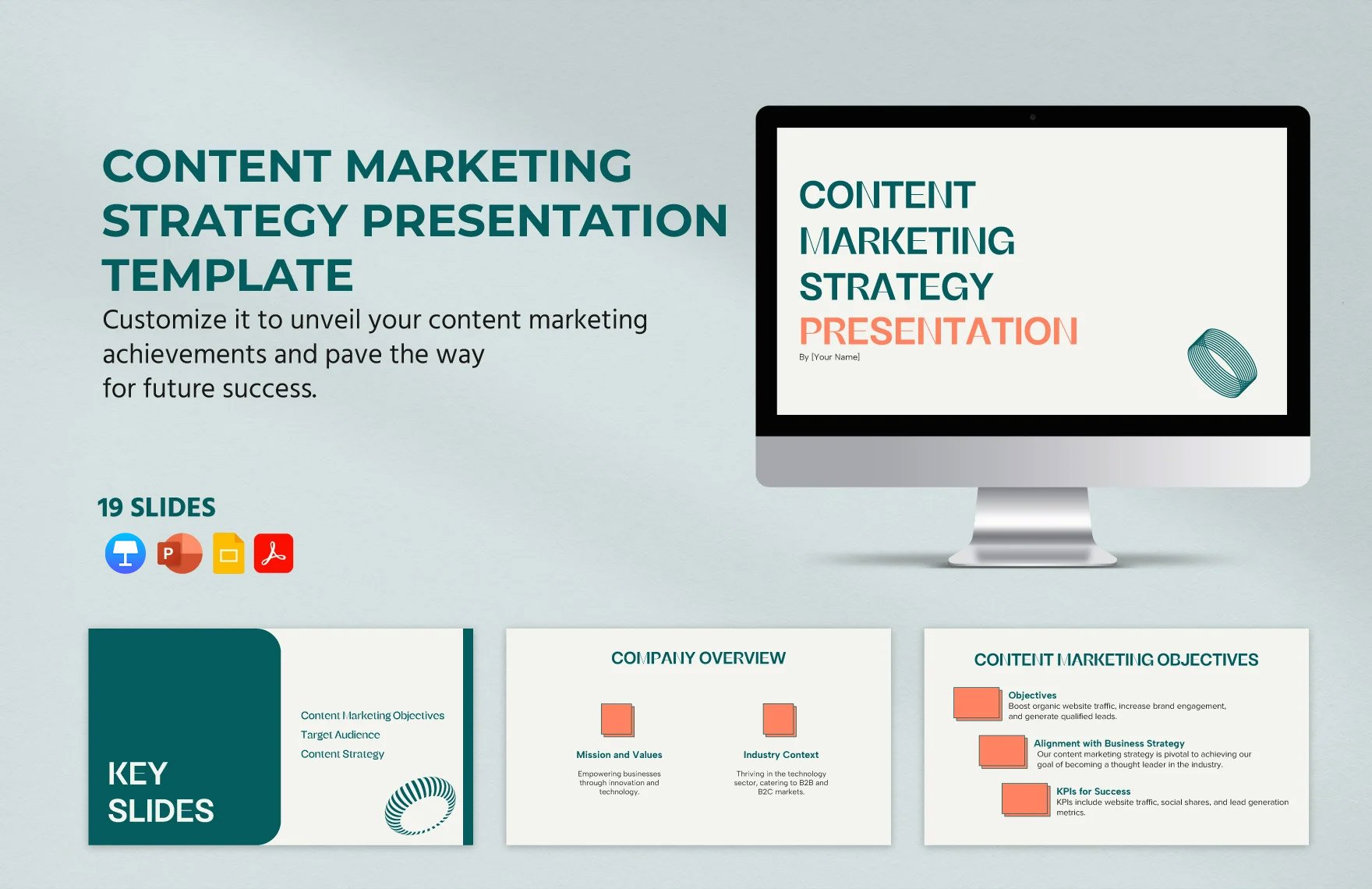 Content Marketing Strategy Presentation Template